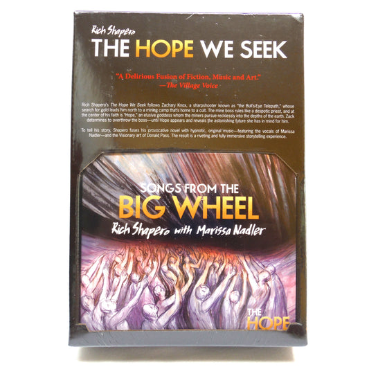 RICH SHAPERO'S "THE HOPE WE SEEK", 2014 Hardcover Book and Music DVD Boxed Set BRAND NEW-OLD STOCK