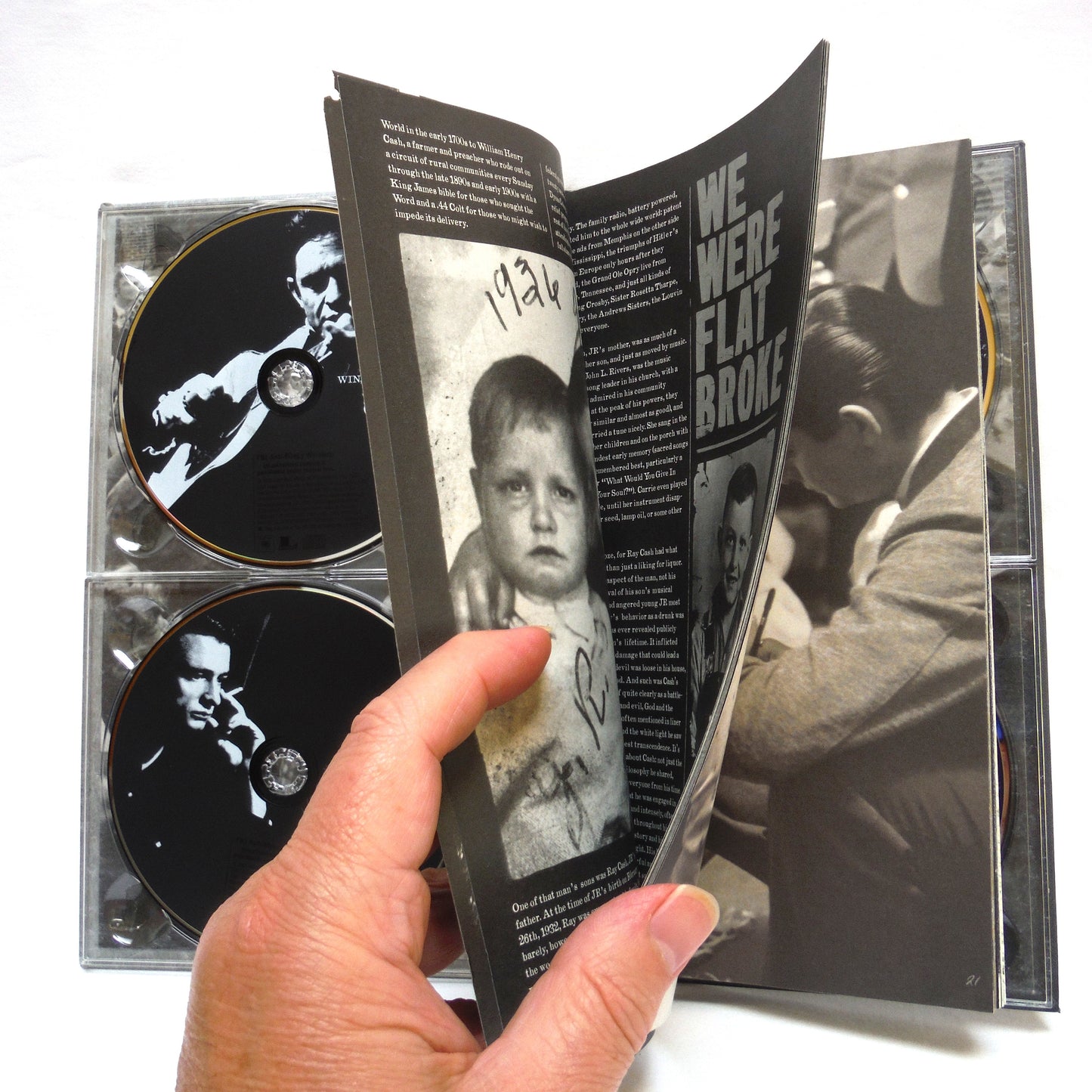 CASH THE LEGEND: The 4-CD Book-Bound Set Covering 1955-2002, and The Legend Booklet by Patrick Carr, 2005