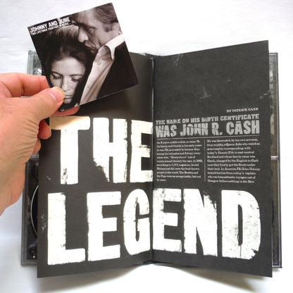 CASH THE LEGEND: The 4-CD Book-Bound Set Covering 1955-2002, and The Legend Booklet by Patrick Carr, 2005