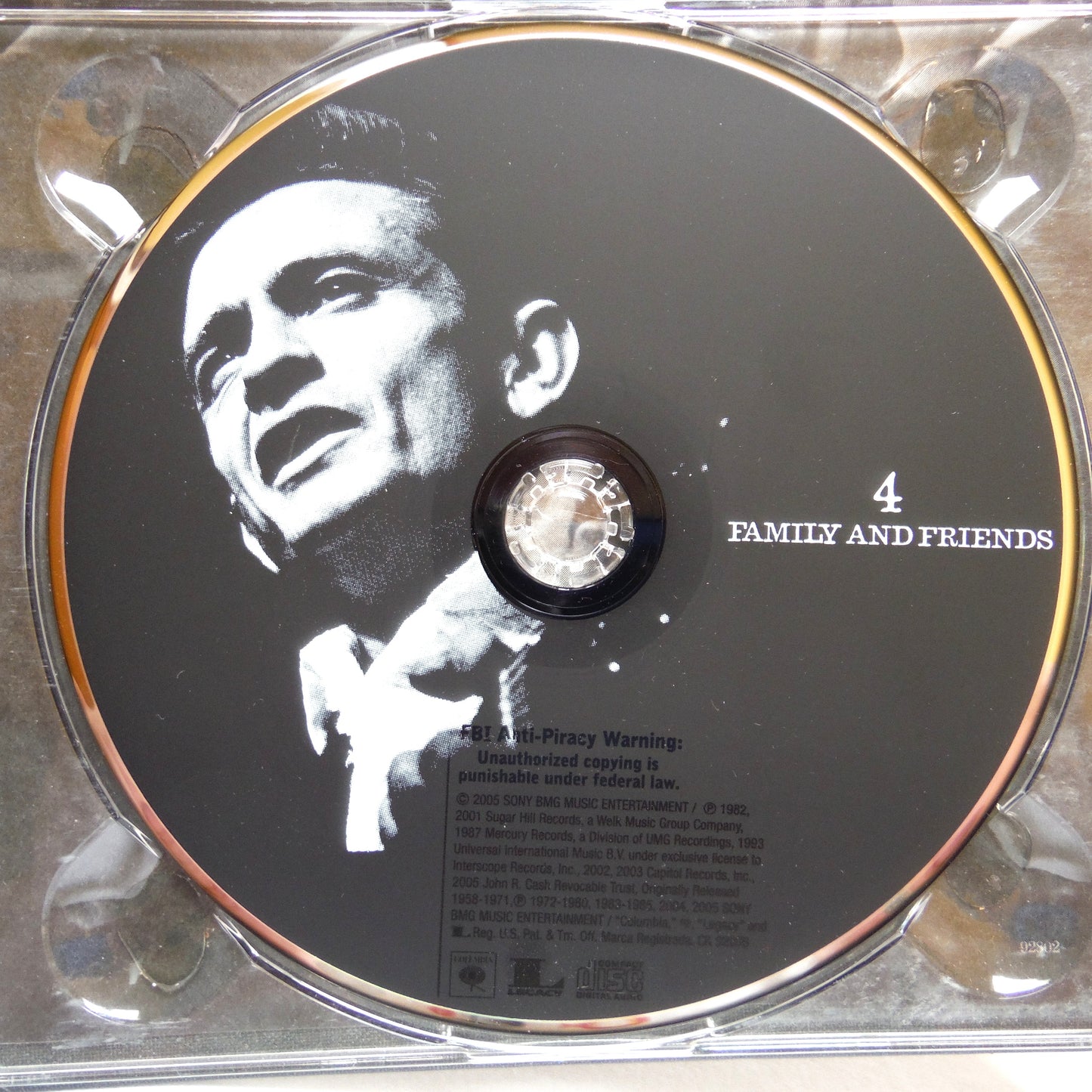 CASH THE LEGEND: The 4-CD Book-Bound Set Covering 1955-2002, and The Legend Booklet by Patrick Carr, 2005