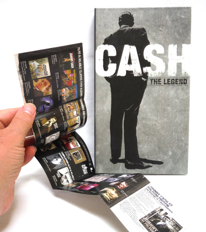 CASH THE LEGEND: The 4-CD Book-Bound Set Covering 1955-2002, and The Legend Booklet by Patrick Carr, 2005