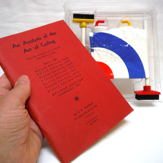 AN ANALYSIS OF THE ART OF CURLING by H.E. Weyman, and Mini Table-Top Curling Game: A Paul's Two-Pack Where Old Meets New!