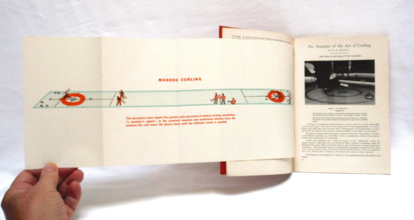 AN ANALYSIS OF THE ART OF CURLING by H.E. Weyman, and Mini Table-Top Curling Game: A Paul's Two-Pack Where Old Meets New!