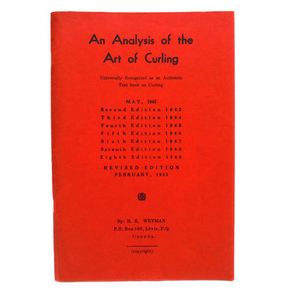 AN ANALYSIS OF THE ART OF CURLING by H.E. Weyman, and Mini Table-Top Curling Game: A Paul's Two-Pack Where Old Meets New!