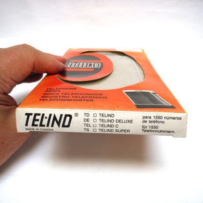 1970'S SWICO TEL-IND TELEPHONE LIST FINDER INDEX, by SWICO Swedish Industrial Corp of Montreal Quebec Canada BRAND-NEW-STILL-IN-BOX!
