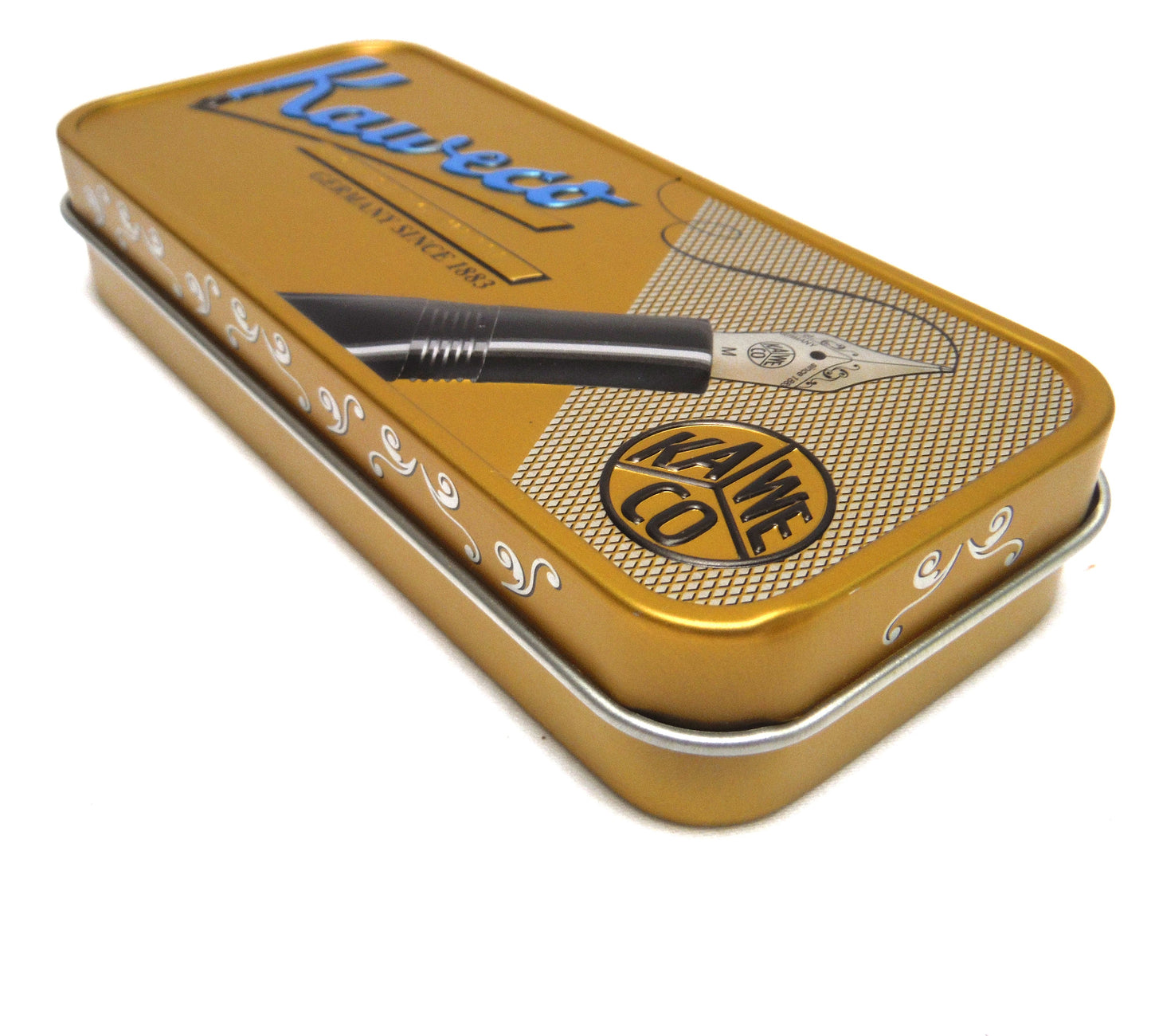 KAWECO, LICENSE TO WRITE, BRASS SPORT MODEL MECHANICAL PENCIL, with Original Metal Case and COA from Germany