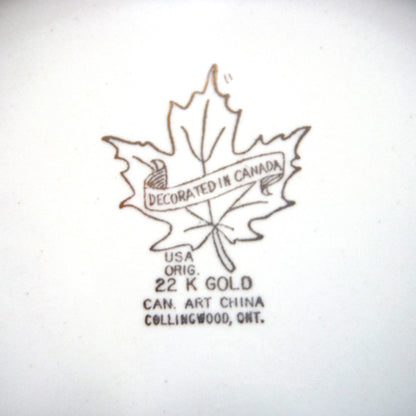 Vintage Collector Plate by Can Art China of Collingwood: COURTENAY, LARGEST LOG CABIN IN THE WORLD!