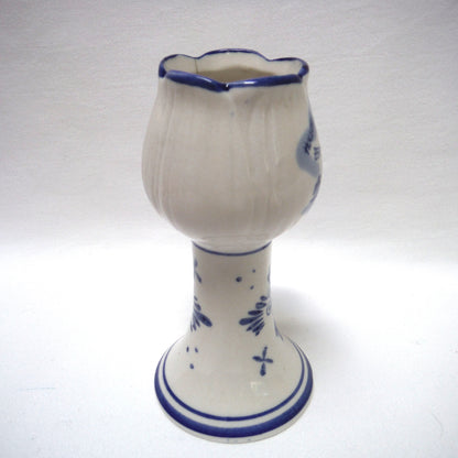 Vintage Delft Blue CANDLE HOLDER, Made in Holland
