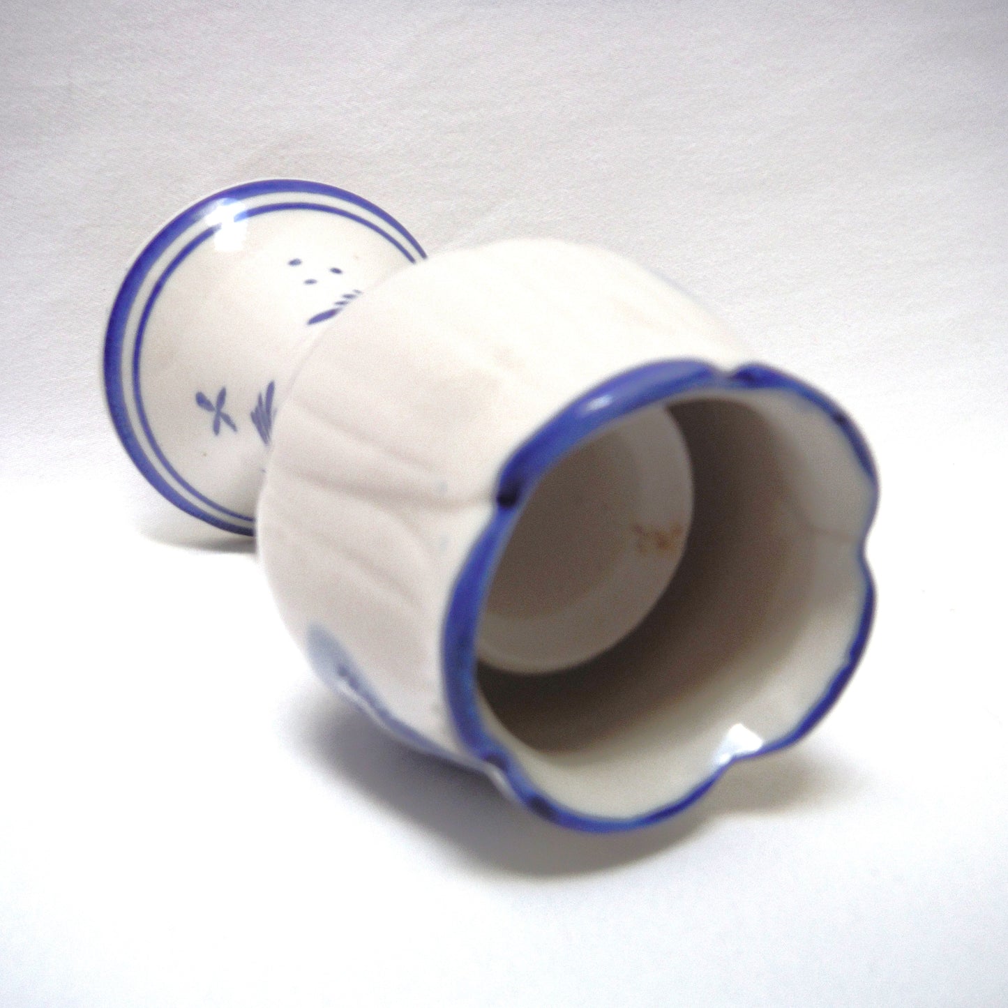 Vintage Delft Blue CANDLE HOLDER, Made in Holland