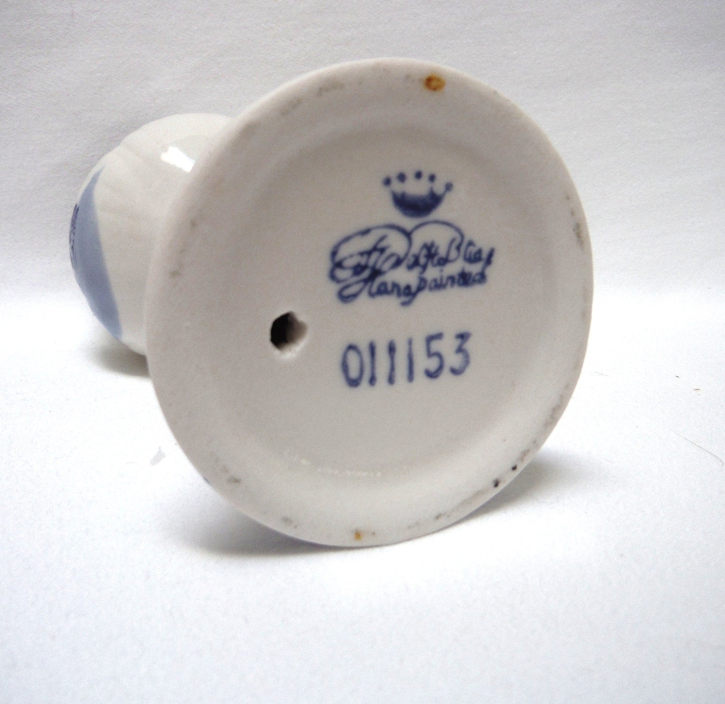 Vintage Delft Blue CANDLE HOLDER, Made in Holland