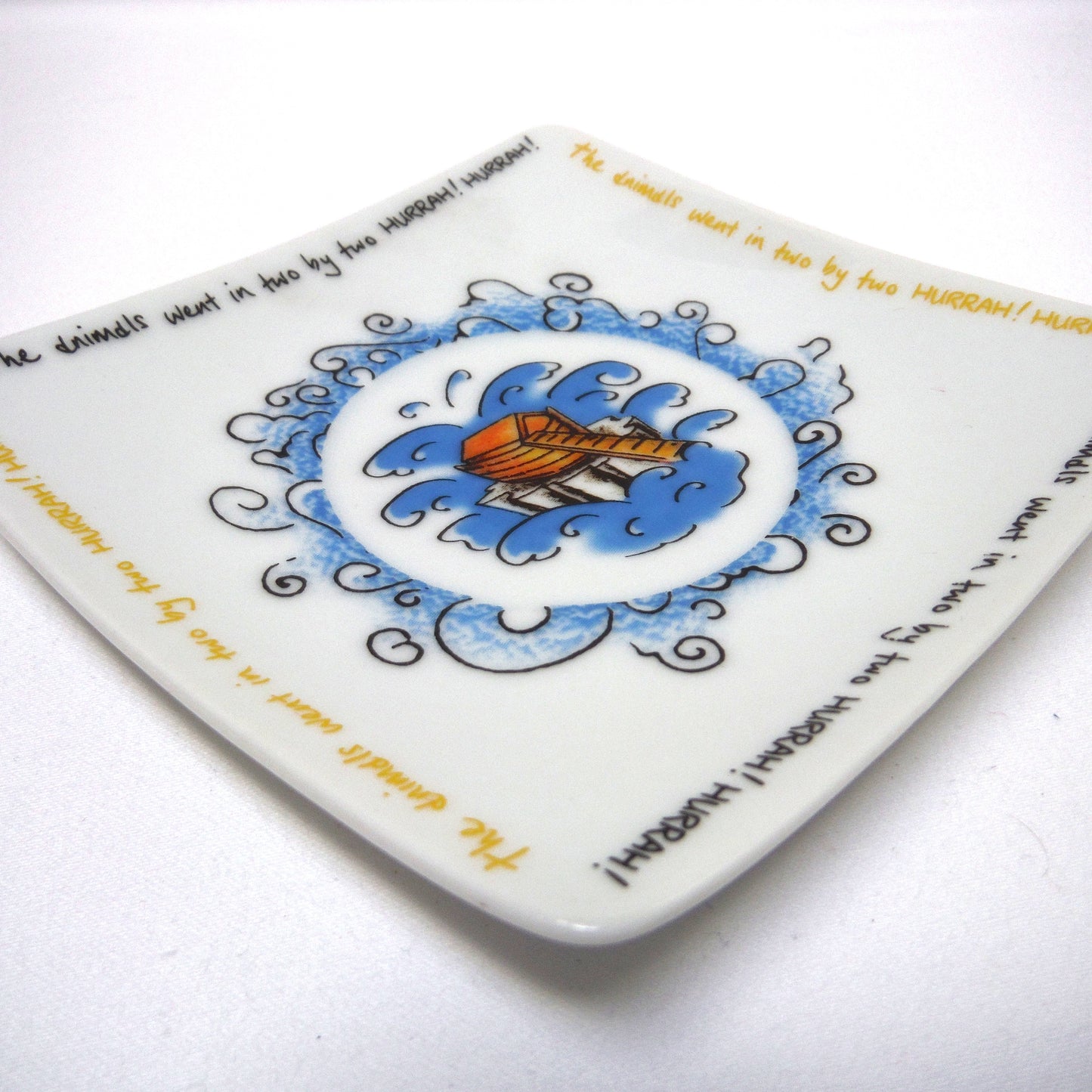 Pair of Contemporary SQUARE TRINKET TRAYS, Designed by PAUL CARDEW of NOAH'S ARK
