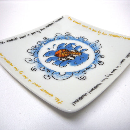 Pair of Contemporary SQUARE TRINKET TRAYS, Designed by PAUL CARDEW of NOAH'S ARK