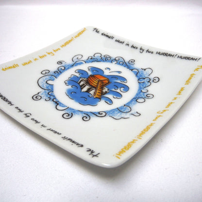 Pair of Contemporary SQUARE TRINKET TRAYS, Designed by PAUL CARDEW of NOAH'S ARK