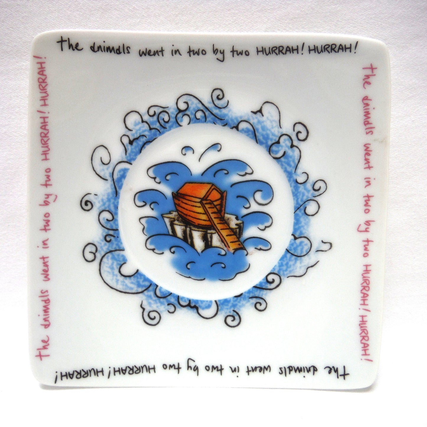 Pair of Contemporary SQUARE TRINKET TRAYS, Designed by PAUL CARDEW of NOAH'S ARK
