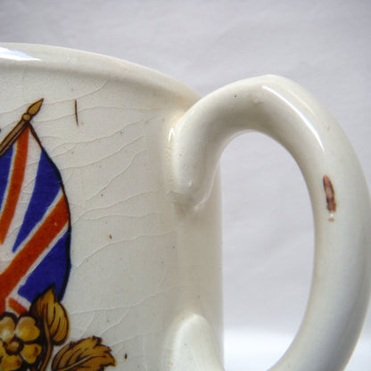 QEII June 2, 1953 CORONATION COFFEE MUG by British Pottery Manufacturers of England