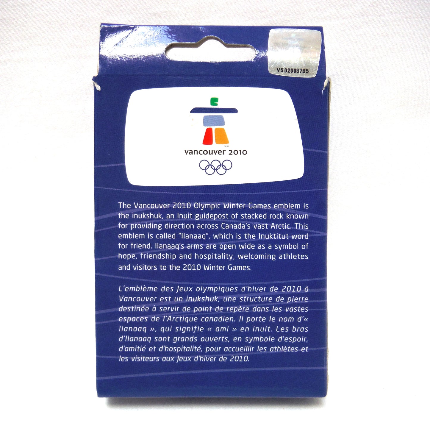 PLAYING CARDS: 2010 Vancouver Olympics in Original Box, Brand New Still Factory Wrapped