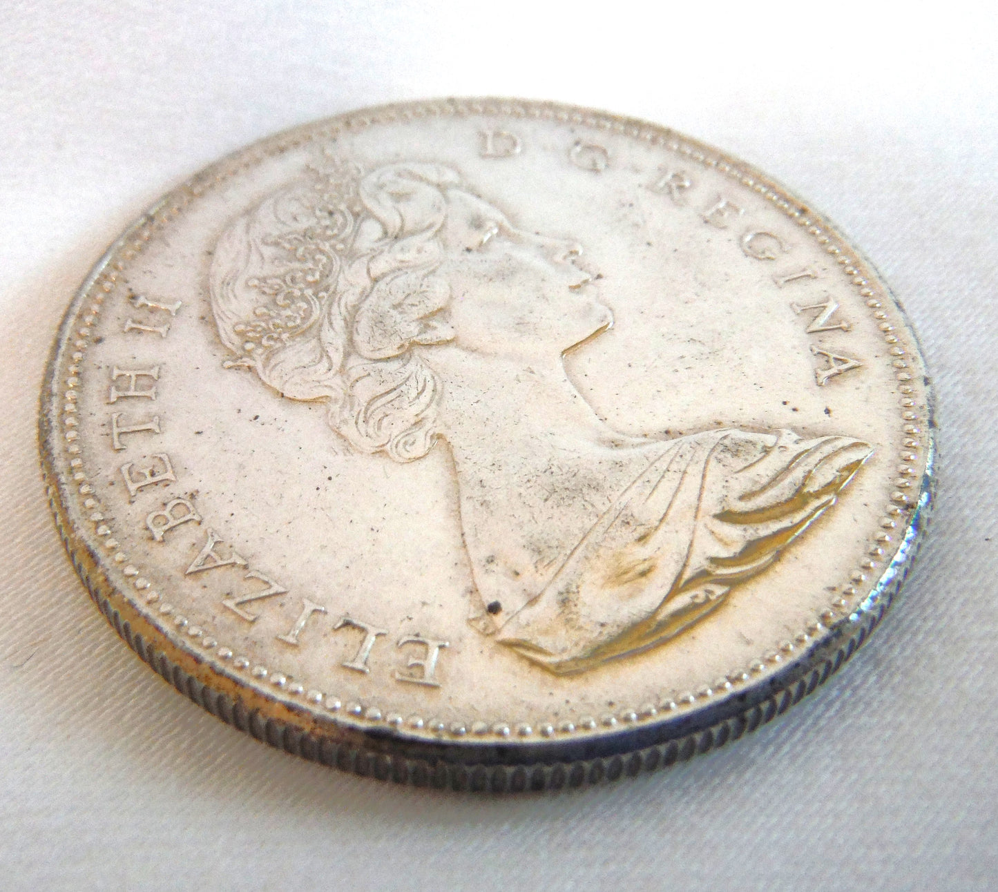 1967 CANADIAN SILVER $1 DOLLAR COIN: 80% Pure Silver