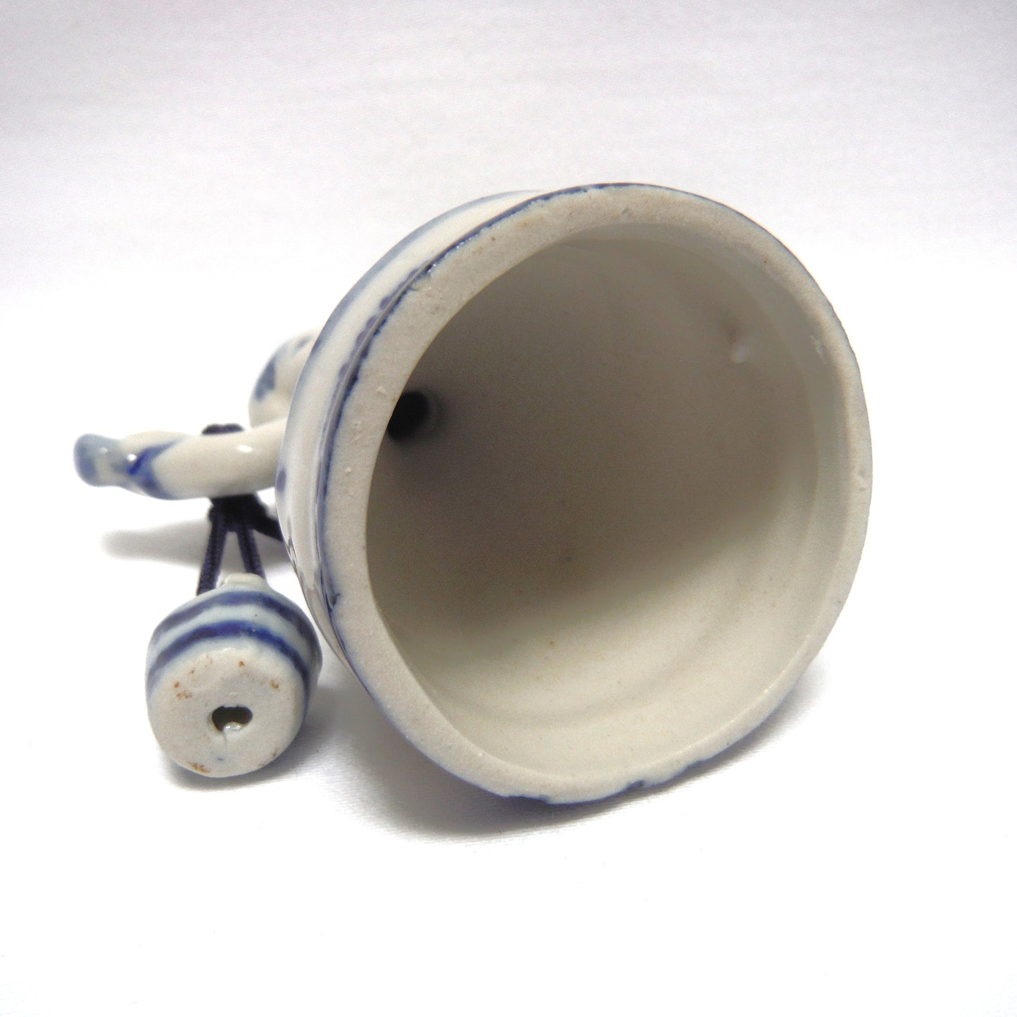 VINTAGE ANGEL BELL CARRYING TWO WATER BUCKETS, by Delft Blue of Holland