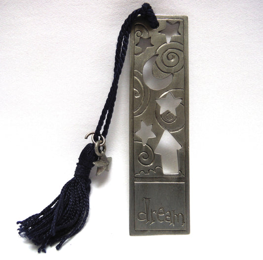 1997 SEAGULL CANADA PEWTER BOOKMARKER, with Original Rope and Pewter Star Charm