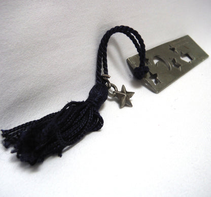 1997 SEAGULL CANADA PEWTER BOOKMARKER, with Original Rope and Pewter Star Charm