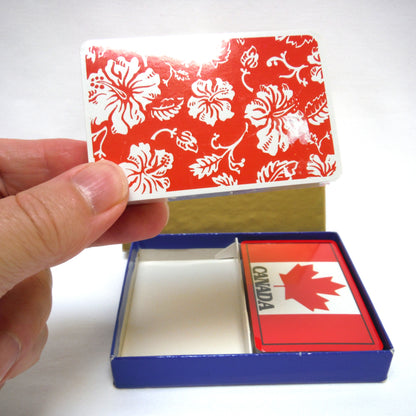 VINTAGE PLAYING CARDS: 2-Pack Brand New Playing Cards Gift Set: Features CANADA and PAISLEY Covers