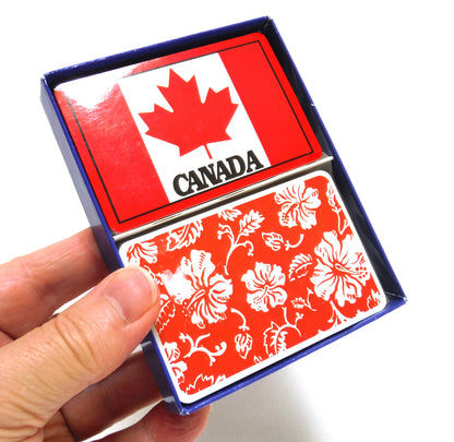 VINTAGE PLAYING CARDS: 2-Pack Brand New Playing Cards Gift Set: Features CANADA and PAISLEY Covers