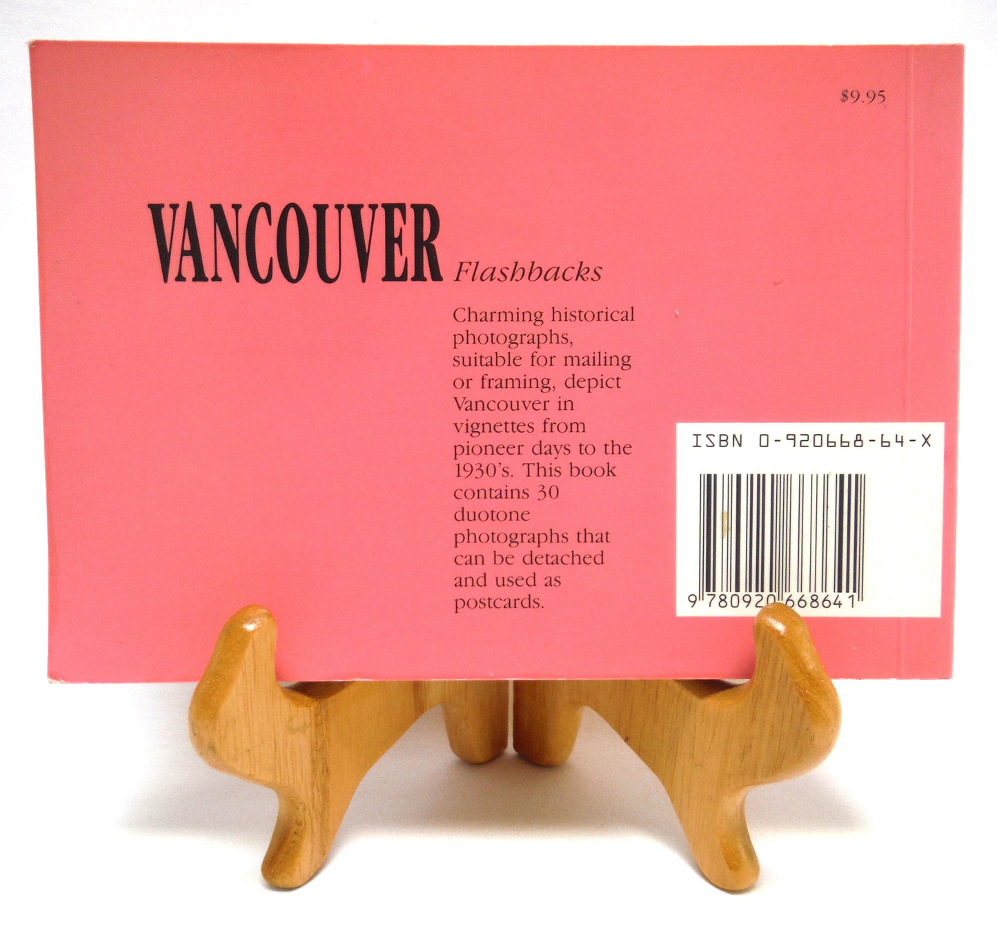 VANCOUVER FLASHBACKS, A 1990 Postcard Book of 30 Black and White Historic Photographs of Canada's Premier Waterfront City!