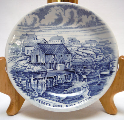 PEGGY'S COVE, NOVA SCOTIA: Vintage Miniature Trinket Dish in the Atlantic Canada Collector's Series by Wood & Sons of England