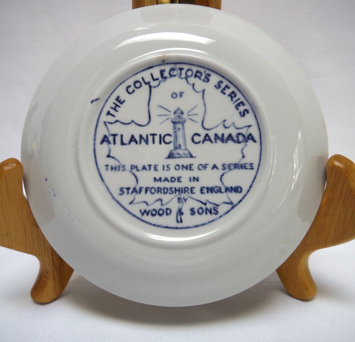 PEGGY'S COVE, NOVA SCOTIA: Vintage Miniature Trinket Dish in the Atlantic Canada Collector's Series by Wood & Sons of England