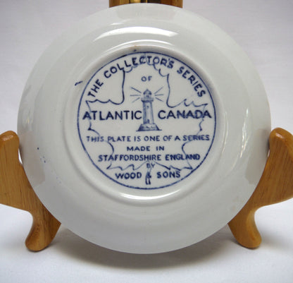 PEGGY'S COVE, NOVA SCOTIA: Vintage Miniature Trinket Dish in the Atlantic Canada Collector's Series by Wood & Sons of England