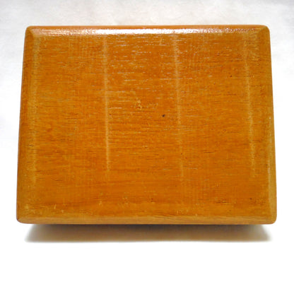 Vintage Wood Cigar Box with Hinged-Lid Working-Lock Humidor, 'INVINCIBLES DE BENSON AND HEDGES