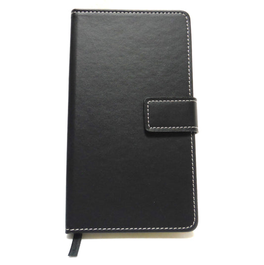 2021 EIGHTEEN MONTH AGENDA PLANNER (Weekly and Monthly) Brand New Black Leather-Like w/ Magnetic Clasp by Northvale Publishing