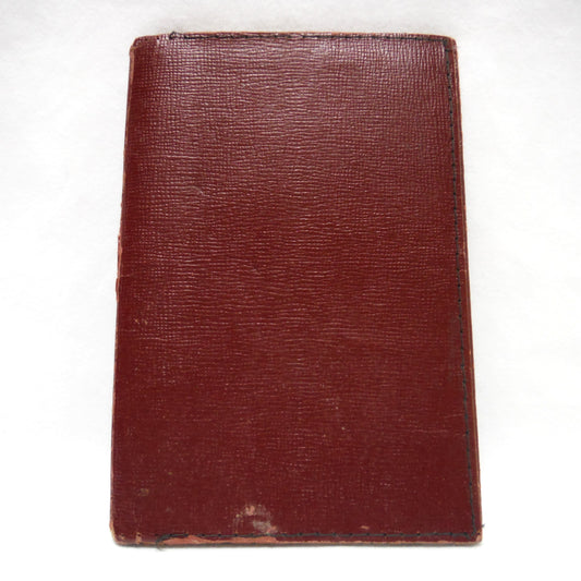 1947 Regulations for Military Operated Vehicles Canadian Army: Red Leather Pocket Manual and Driving Permit