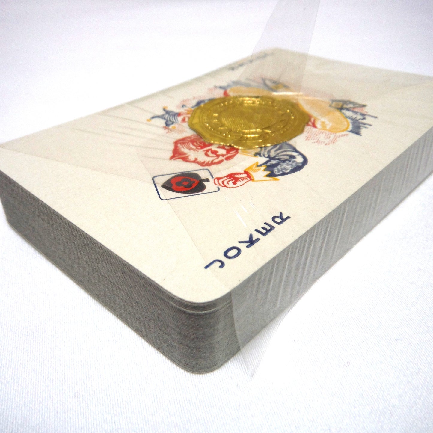 ANTIQUE DECK OF CARDS by Thomas de la Rue Company in Original Double Slipcase: P&O British Freight and Cruise Line!