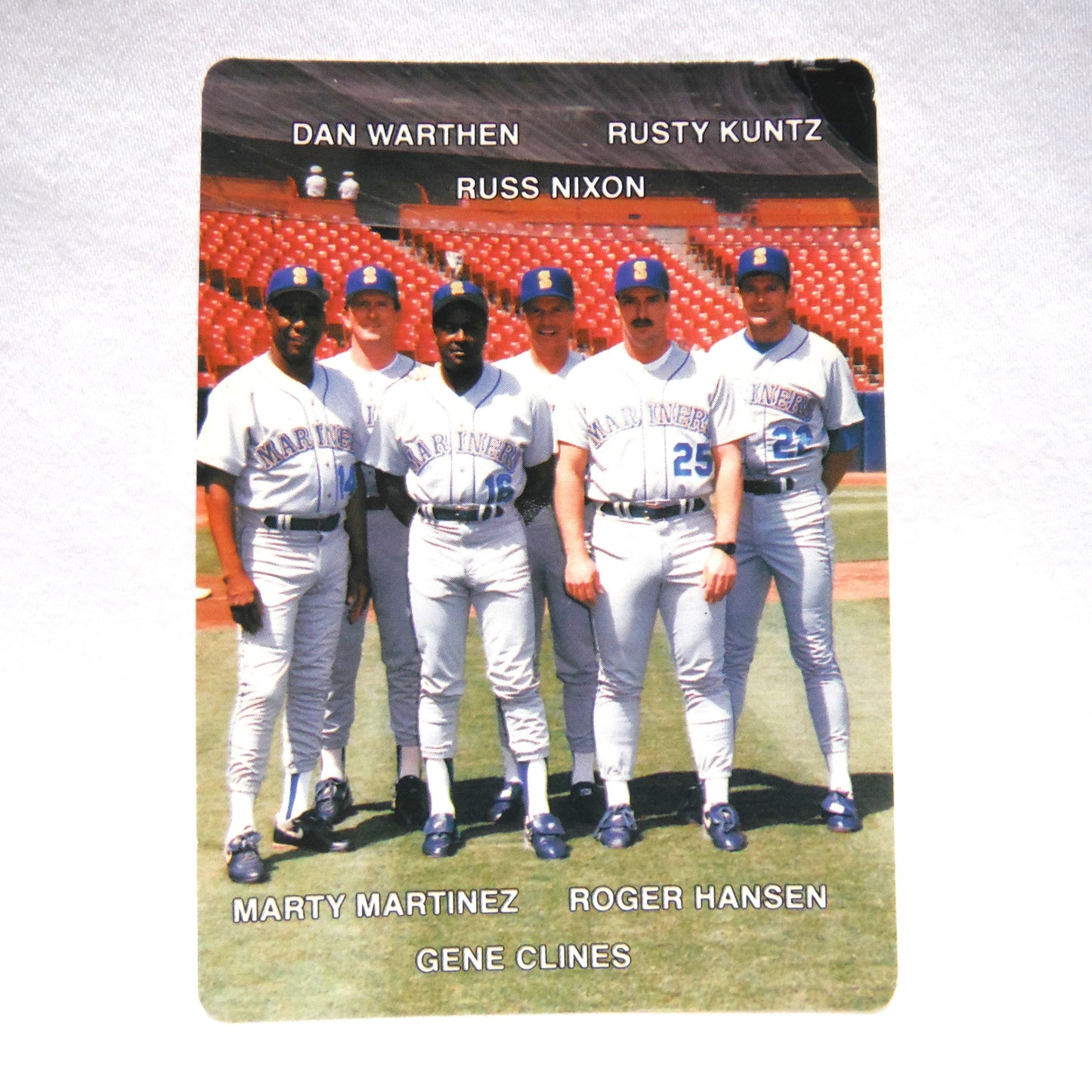 1992 Baseball Trading Card Team Set by Mother's Cookies: SEATTLE MARINERS BASEBALL CLUB (Set of 22/28)