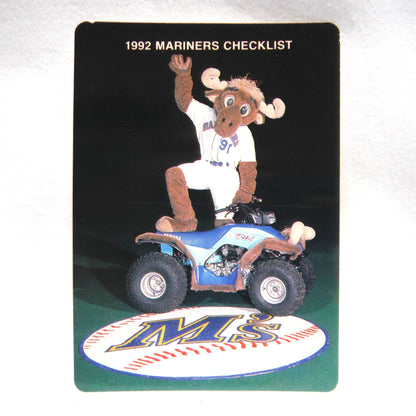 1992 Baseball Trading Card Team Set by Mother's Cookies: SEATTLE MARINERS BASEBALL CLUB (Set of 22/28)