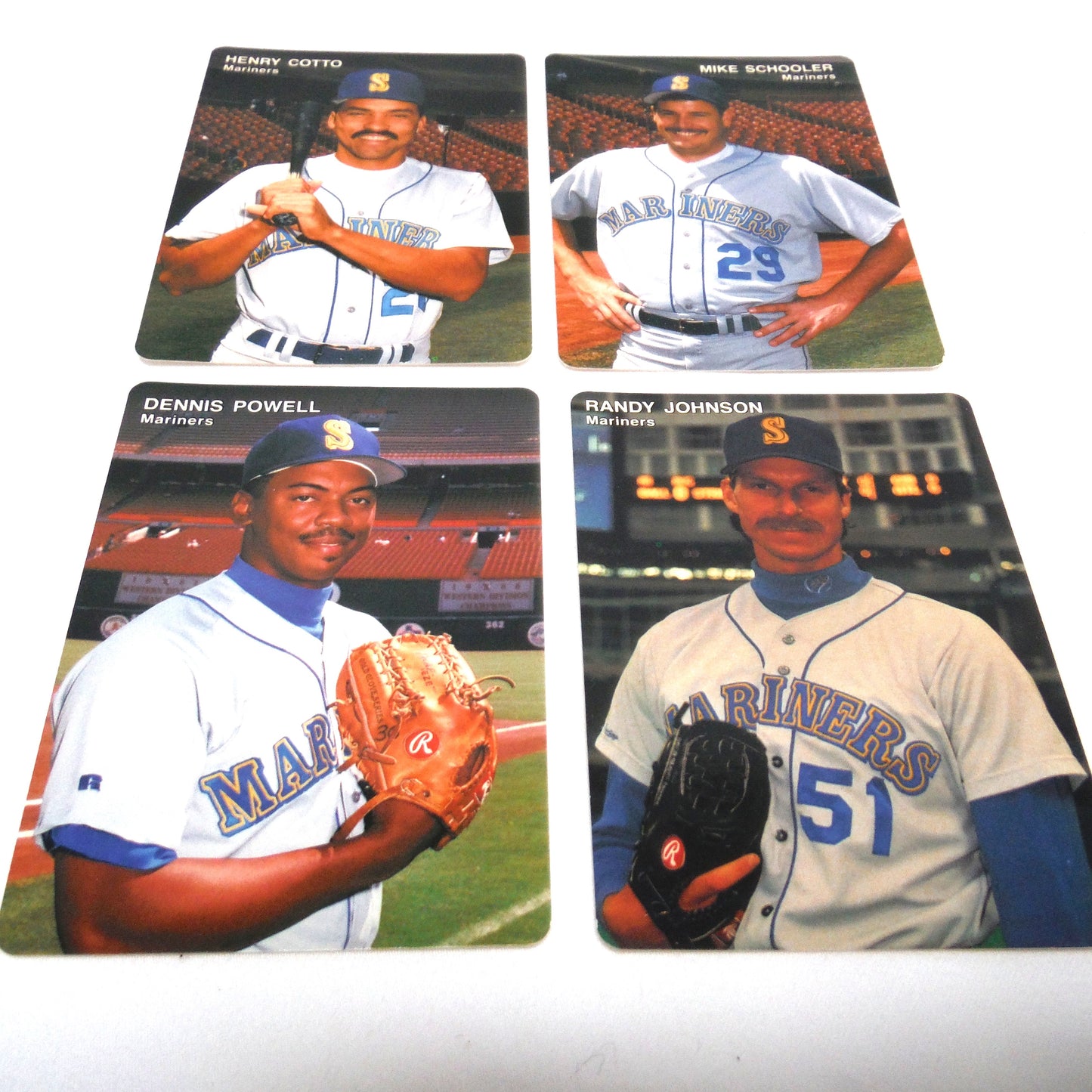1992 Baseball Trading Card Team Set by Mother's Cookies: SEATTLE MARINERS BASEBALL CLUB (Set of 22/28)