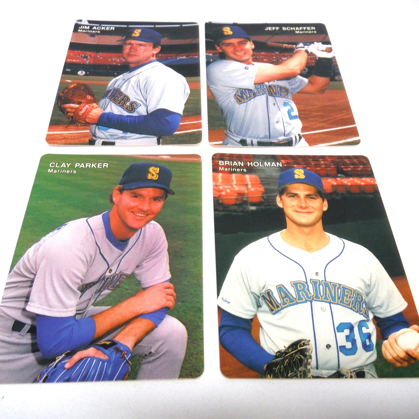 1992 Baseball Trading Card Team Set by Mother's Cookies: SEATTLE MARINERS BASEBALL CLUB (Set of 22/28)