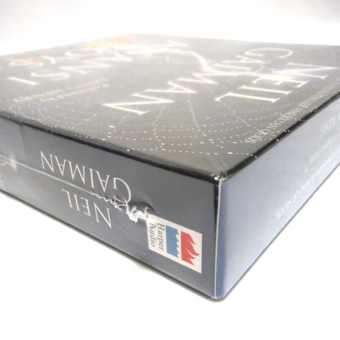 ANANSI BOYS, SET of 8 Compact Disks by Harper Audio: A Novel by Neil Gaiman, Audiobook performed  by Lenny Henry in 2005