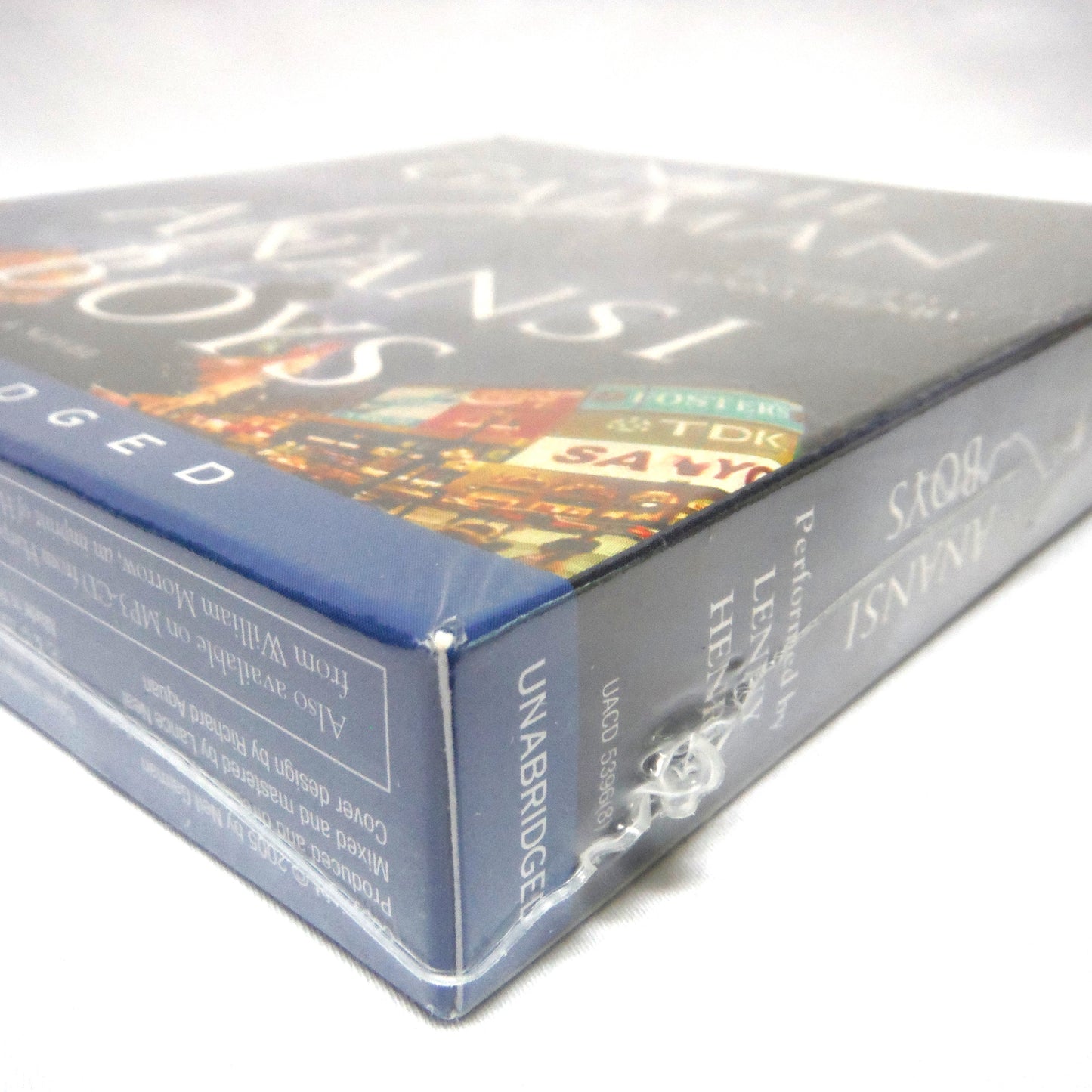 ANANSI BOYS, SET of 8 Compact Disks by Harper Audio: A Novel by Neil Gaiman, Audiobook performed  by Lenny Henry in 2005