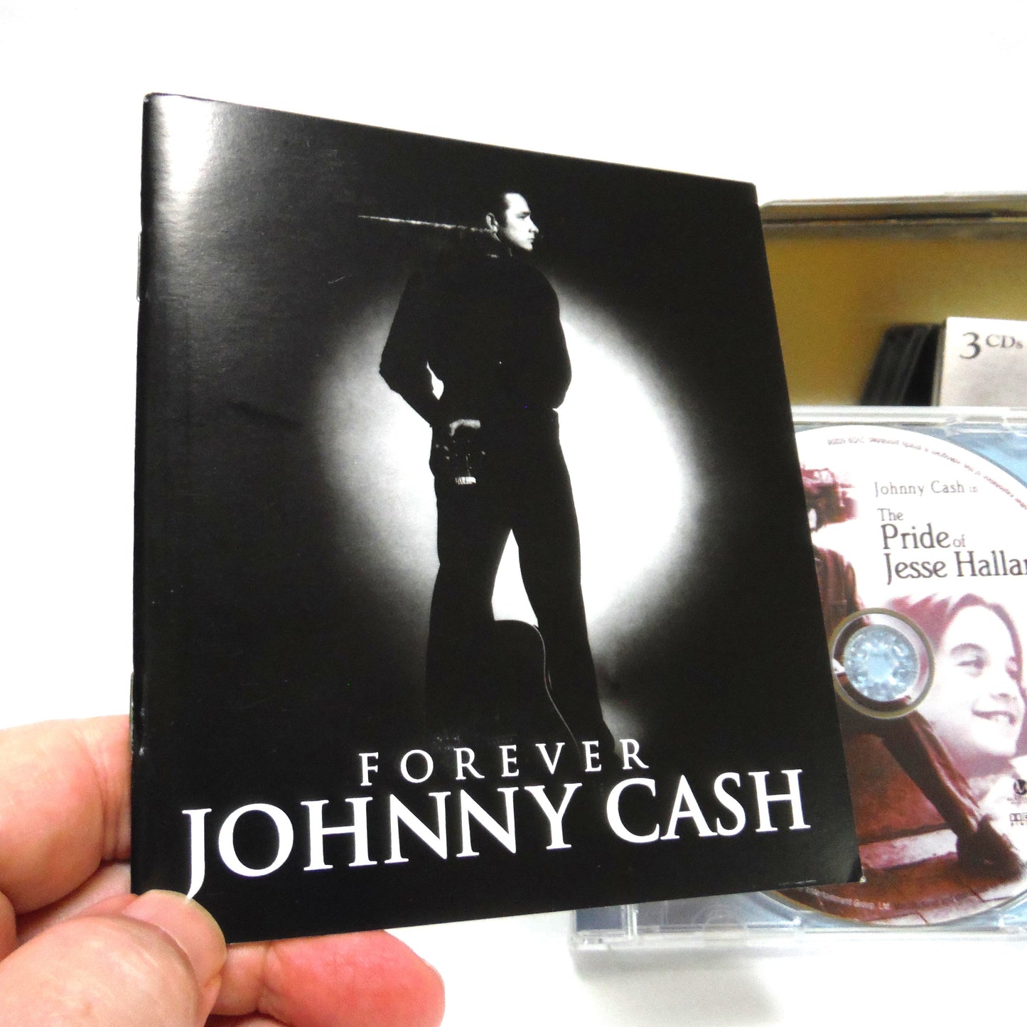 FOREVER JOHNNY CASH: The 3 CD's Tin Box Gift Pack, with Booklet and Bonus DVD The Pride Of Jesse Hallam