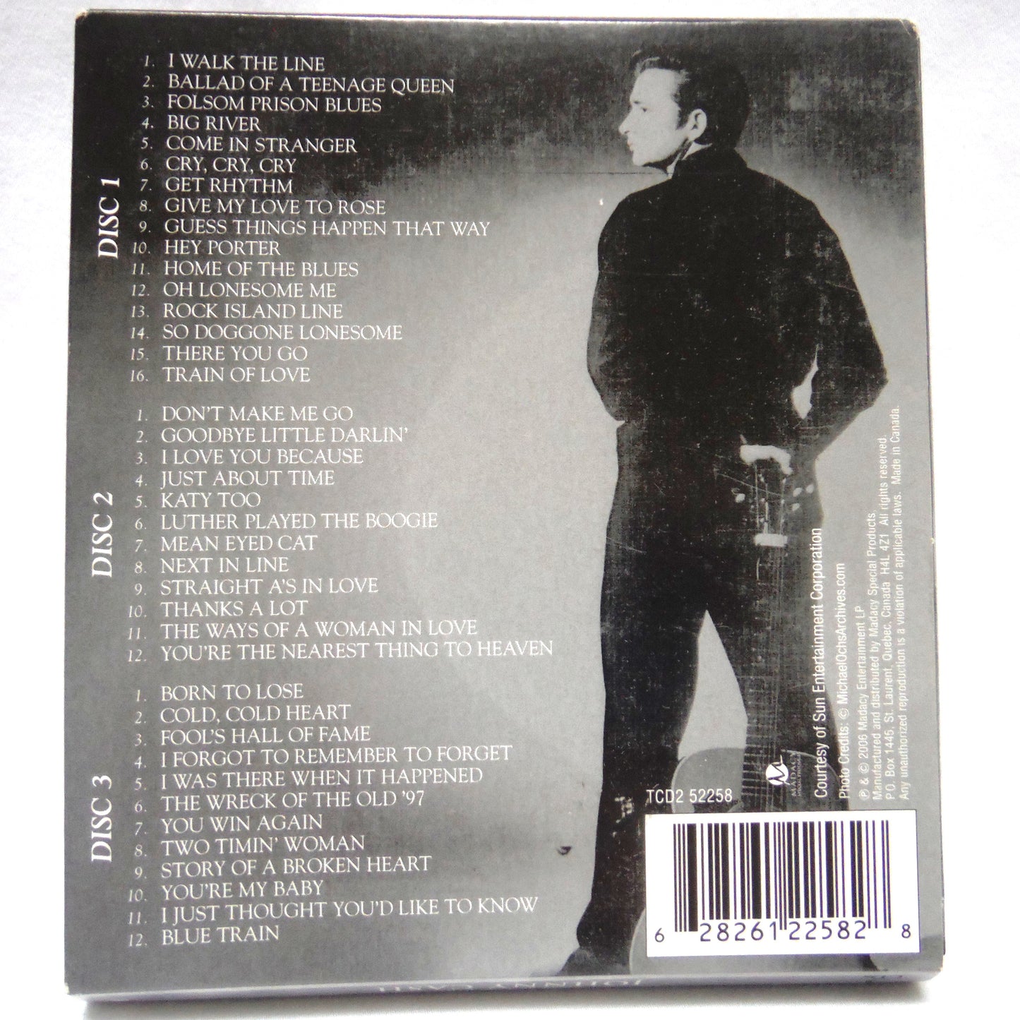 FOREVER JOHNNY CASH: The 3 CD's Tin Box Gift Pack, with Booklet and Bonus DVD The Pride Of Jesse Hallam