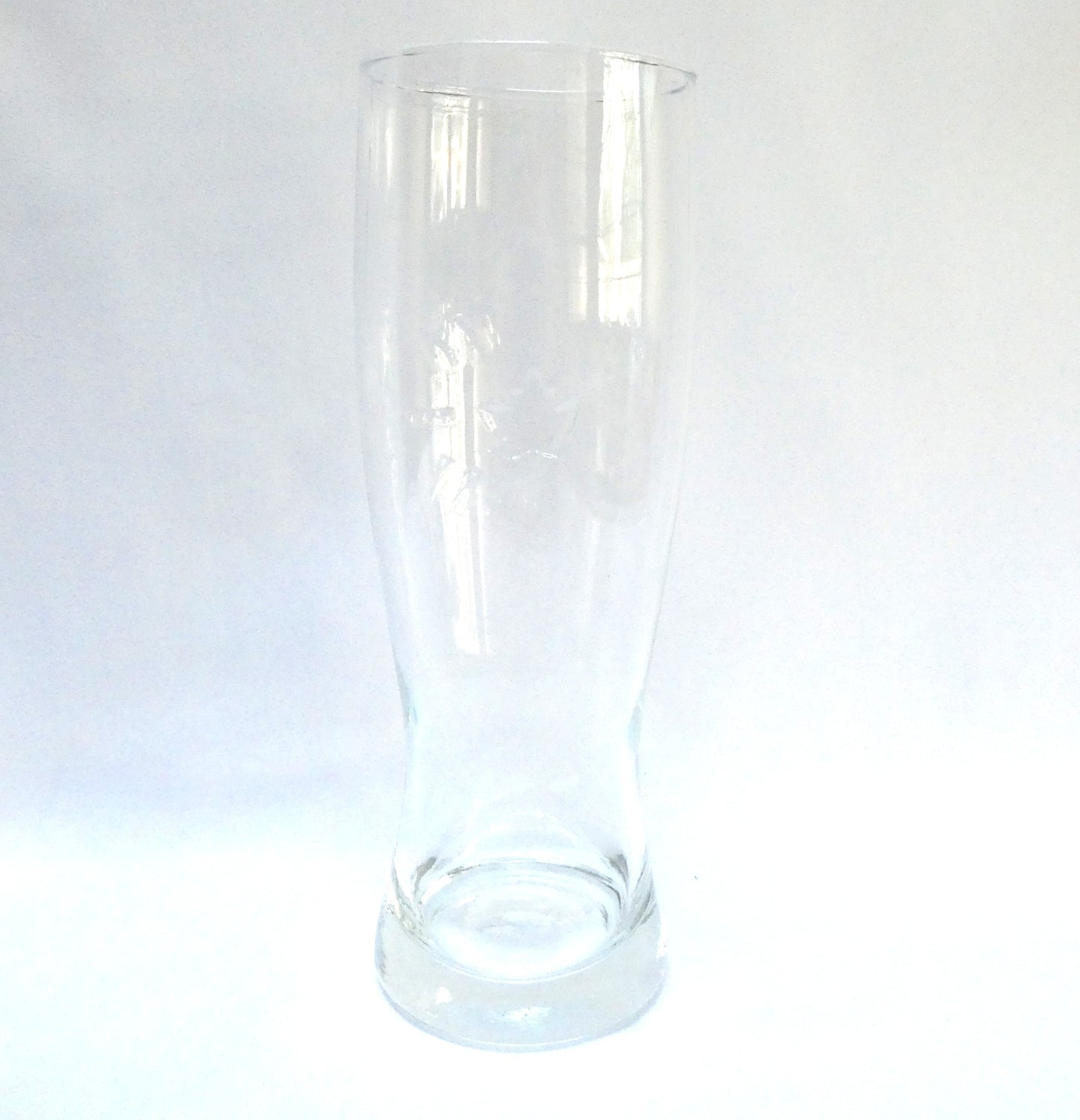 SLEEMAN BREWERY TALL CLEAR GLASS BEER STEIN WITH ETCHED LOGO