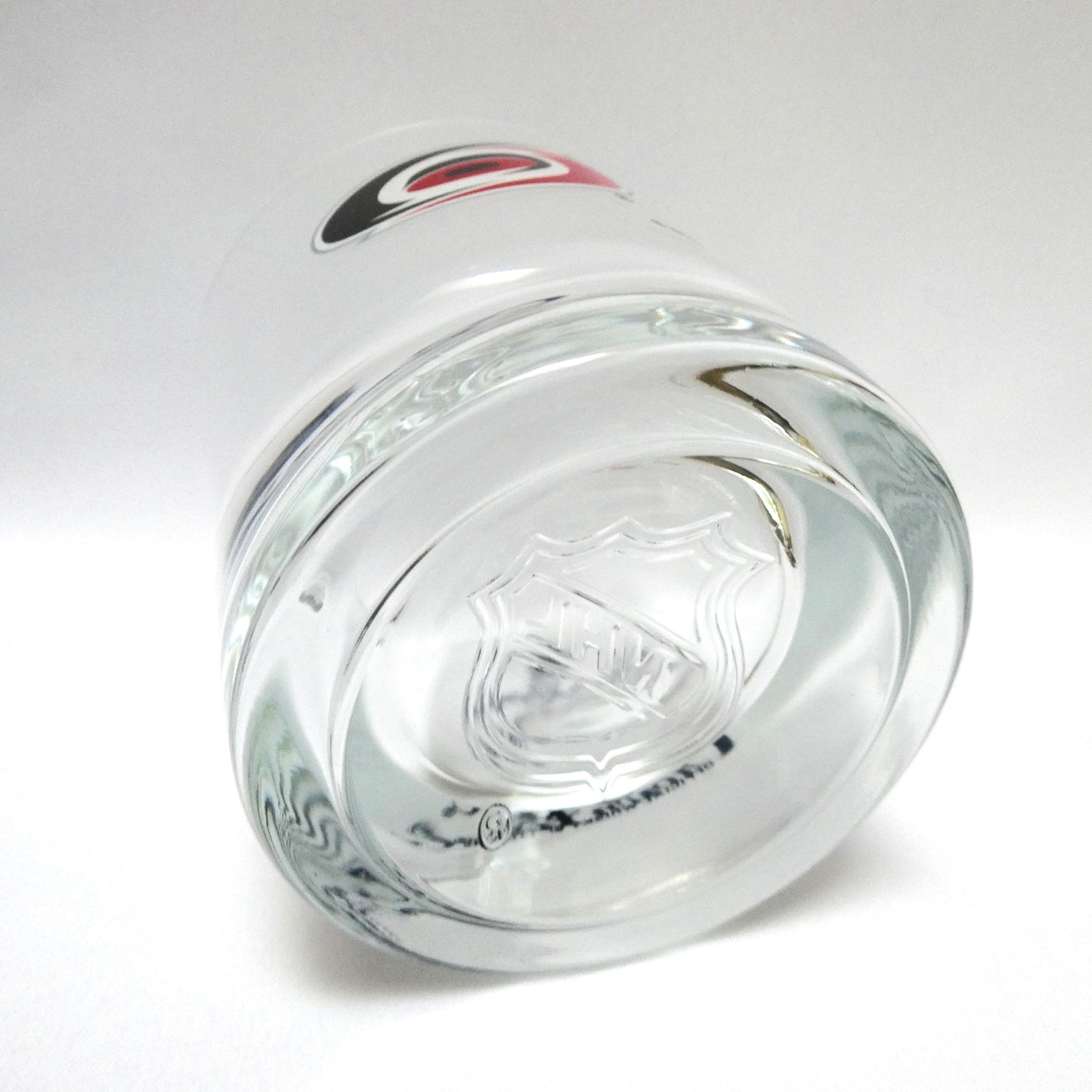 CROWN ROYAL WHISKEY ROCKS GLASS: Featuring The NHL Carolina Hurricanes
