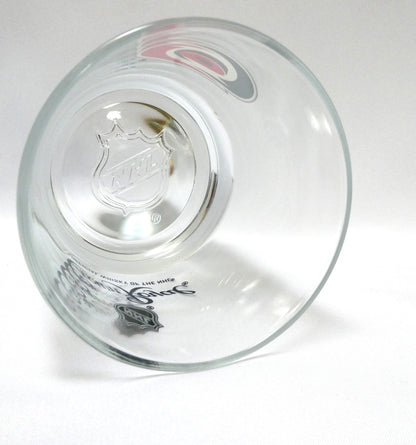 CROWN ROYAL WHISKEY ROCKS GLASS: Featuring The NHL Carolina Hurricanes