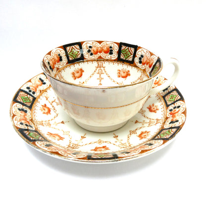 Vintage Phoenix Bone China Cup and Saucer Set: VERDUN by Thomas Forester & Sons, England