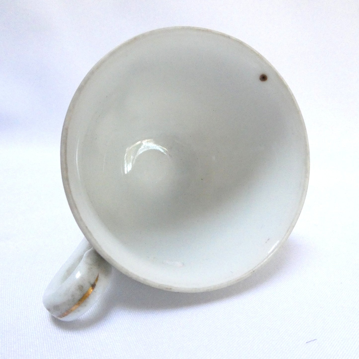 1950's MCM Canadian Souvenir Demitasse Cup and Saucer: The Royal Canadian Mounted Police (RCMP) from Japan!