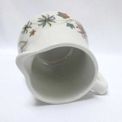 VINTAGE DURALINE GRINDLEY HOTELWARE FLORAL PATTERNED CREAMER AND BOWL SET
