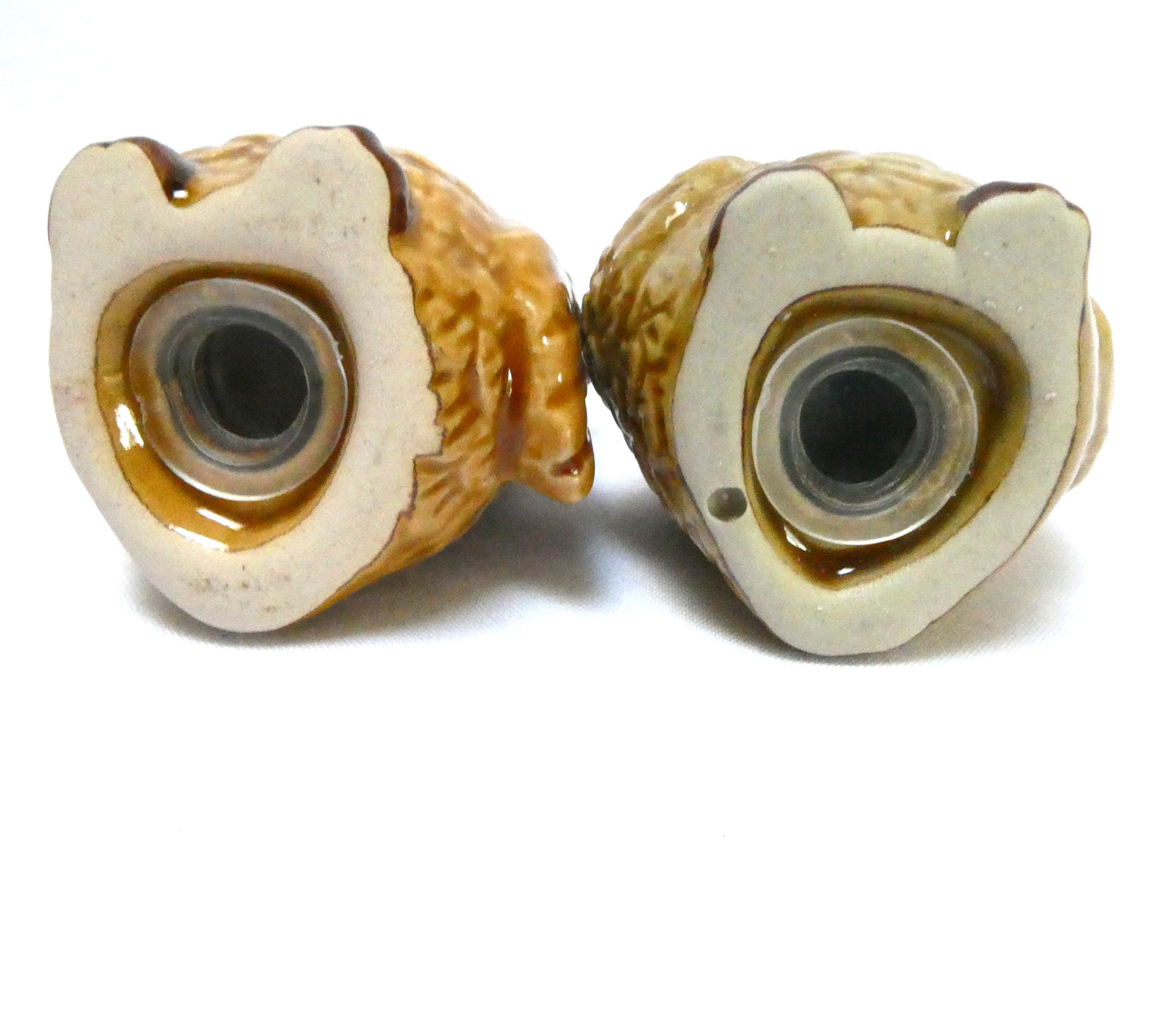 VINTAGE 'WHO'S - WHO' WISE PAIR OF OWLS SALT AND PEPPER SHAKERS