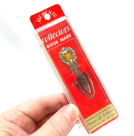 1950's COLLECTOR BOOK MARKER OF BANFF, CANADA, Imported from Taiwan by Okanagan Gift & Souvenir Shop in Penticton, BC